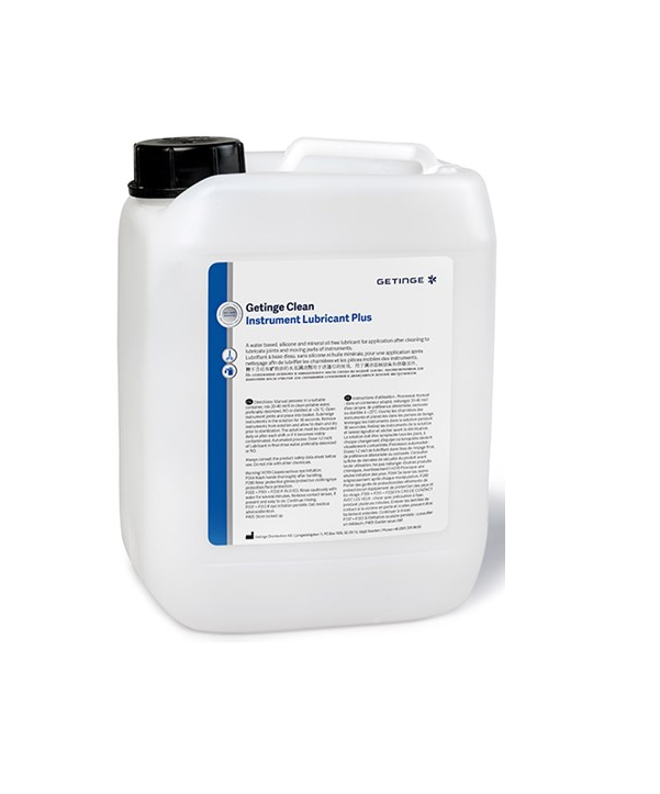 Getinge Clean Lubricant Plus is a non-silicone based, pH neutral lubricant to provide lubrication to hinged instruments for smooth functionality, and further prevent friction corrosion.
